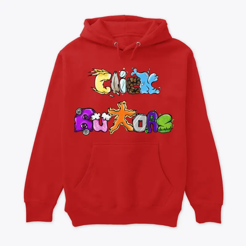 CLICK BUTTONS HOODIE